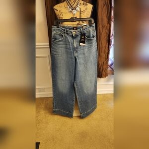 Denim wide legs Lee jeans size 12.
